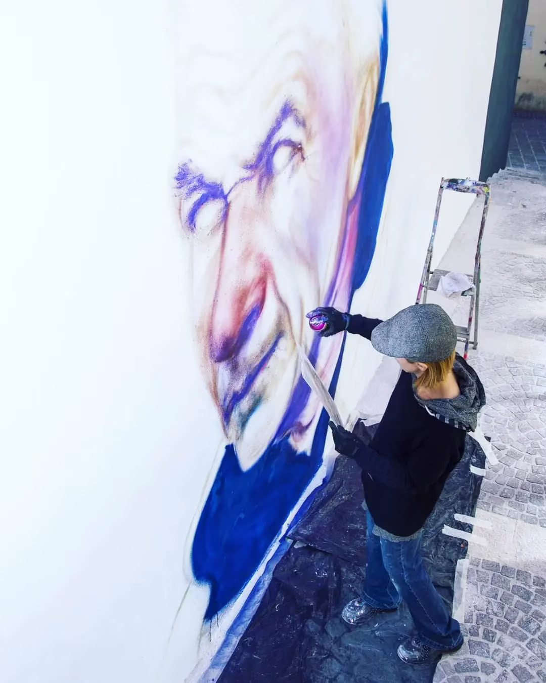 Il murale dedicato a Zeman