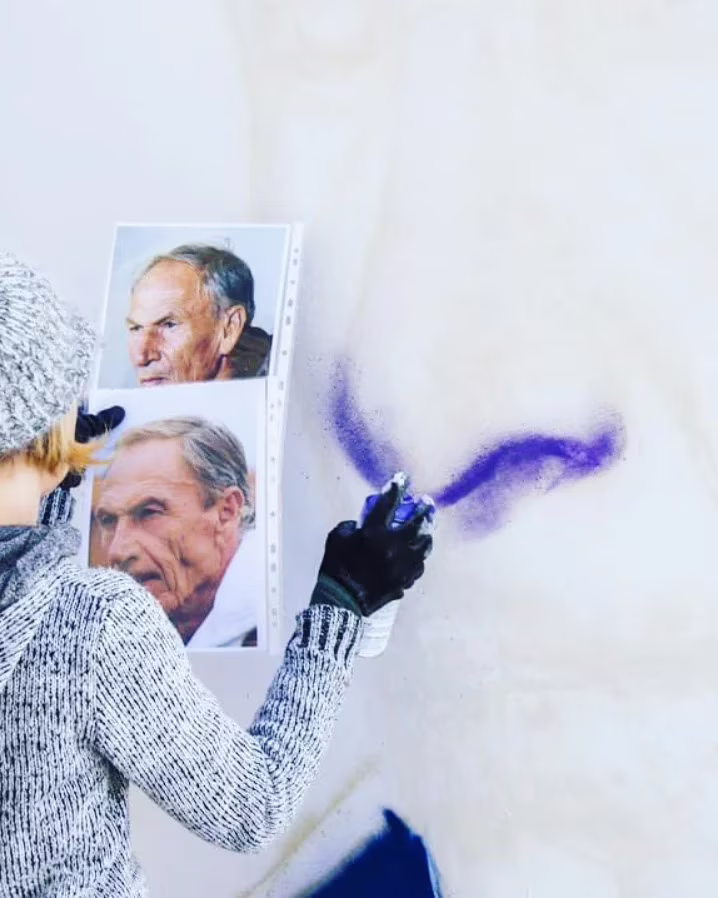 Il murale dedicato a Zeman