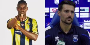 Tounkara e Lescano Foggia