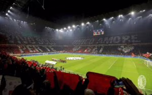 Coreografia Milan-Tottenham