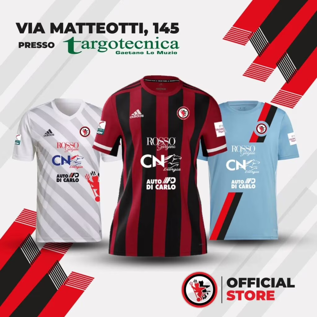  Il club rossonero ha ufficializzato, attraverso i social, l'apertura di un Foggia Store da tempo ormai richiesto dai tifosi