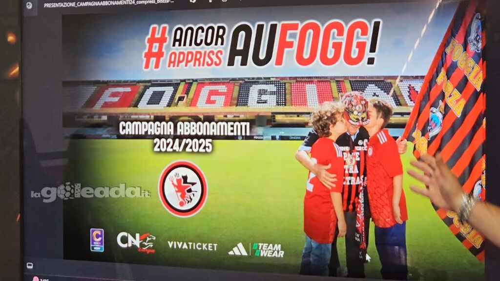 Presentazione campagna abbonamenti Foggia 2024/25