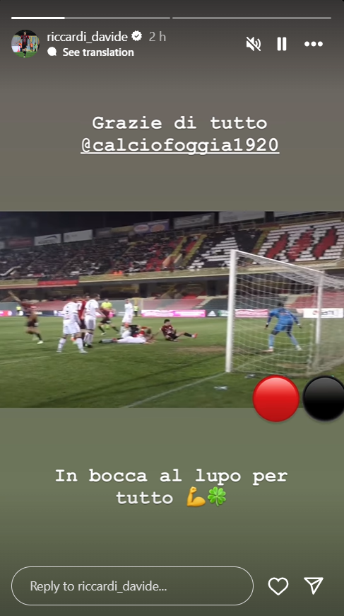 Riccardi Foggia Instagram