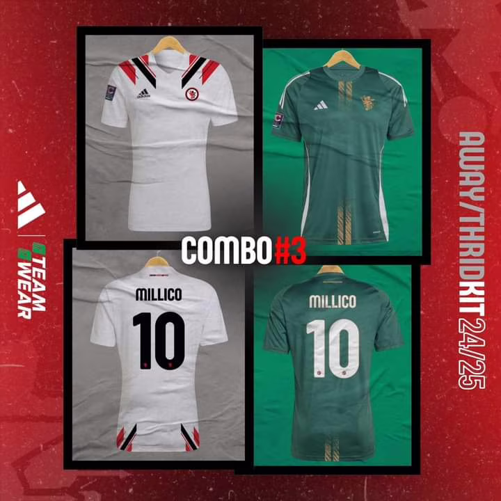 Combo 3 Foggia Away Third Kit