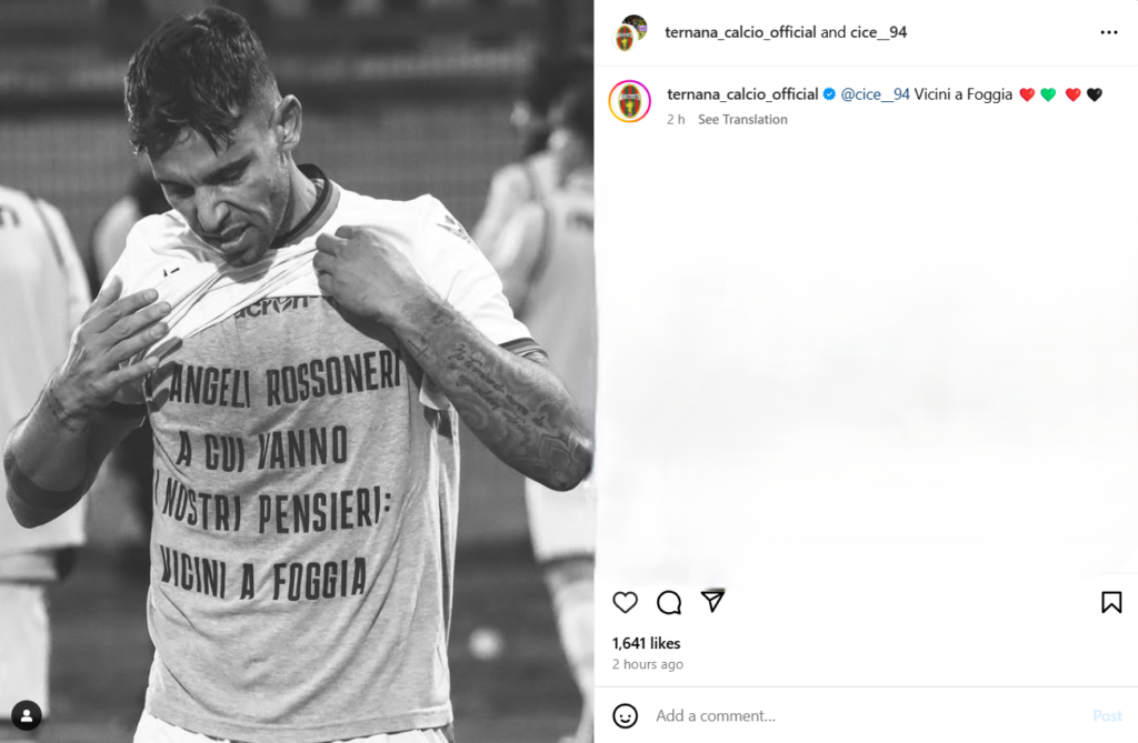 Cicerelli ricordo Foggia