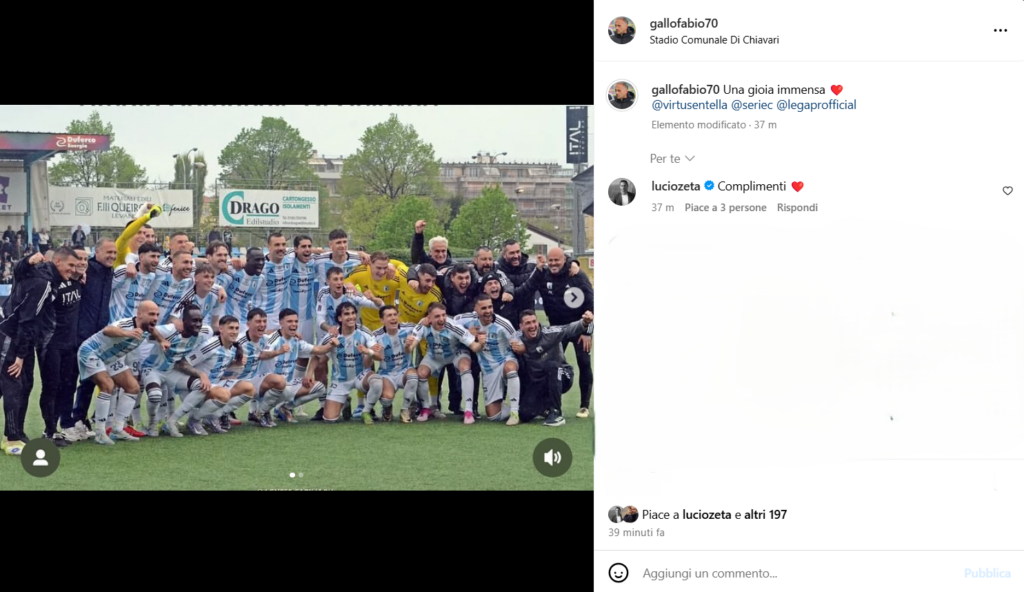 Gallo Zauri complimenti