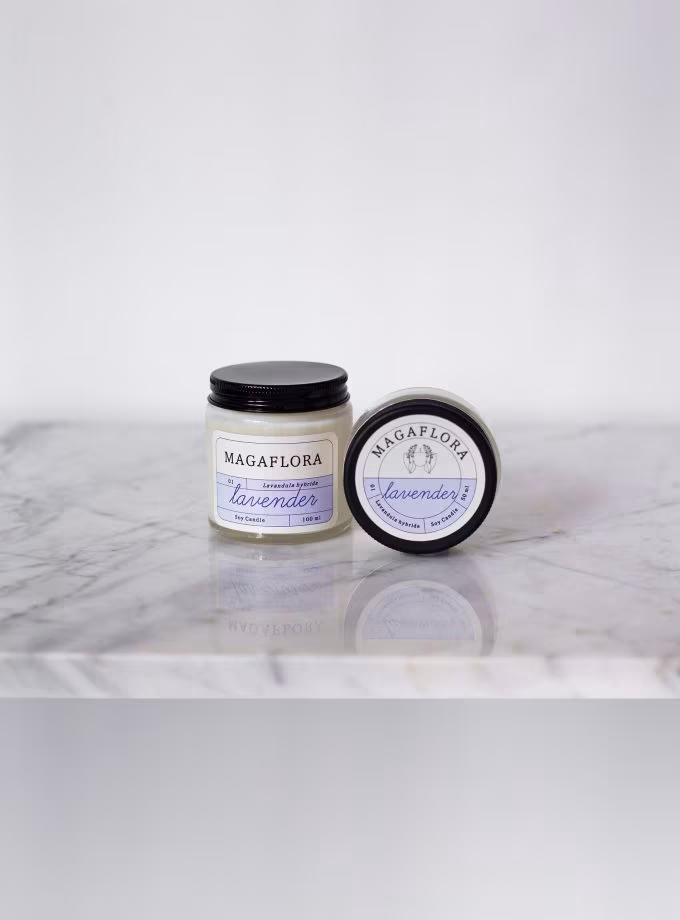 Lavender Soya Wax Mum