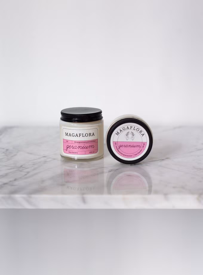 Geranium Soya Wax Mum