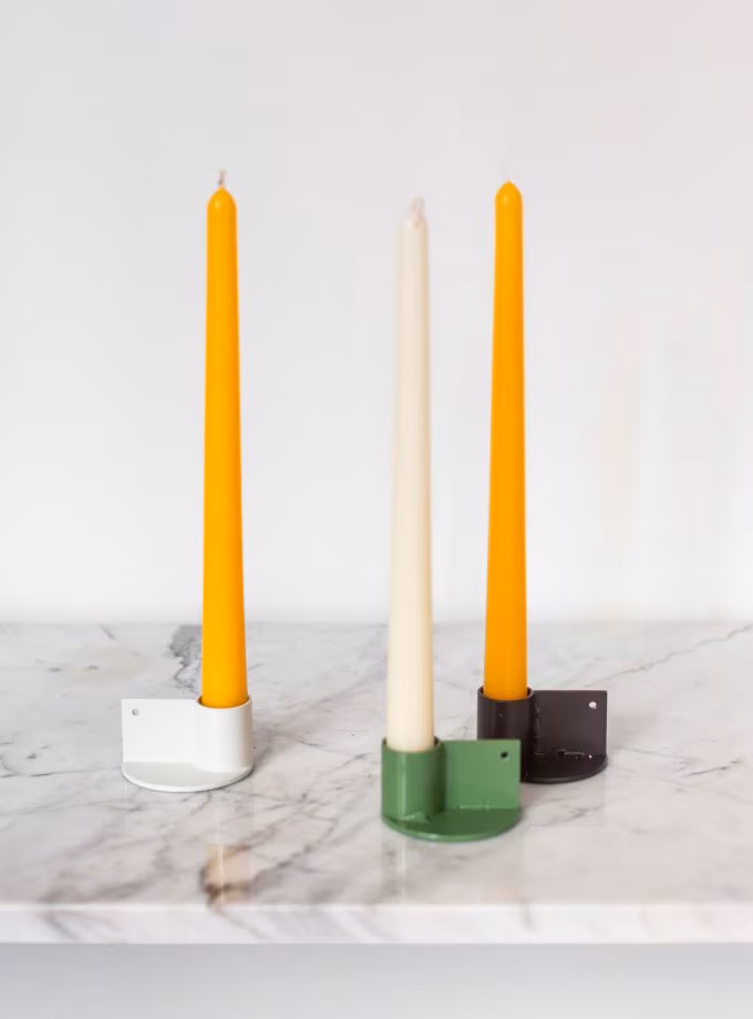 Balmumu Klasik Şamdan Mumu