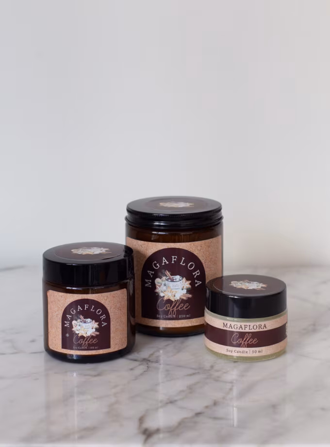 Yeni Yıl Coffee Soya Wax Mum