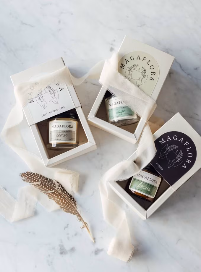 Odaklayıcı Üçlü Mum Seti