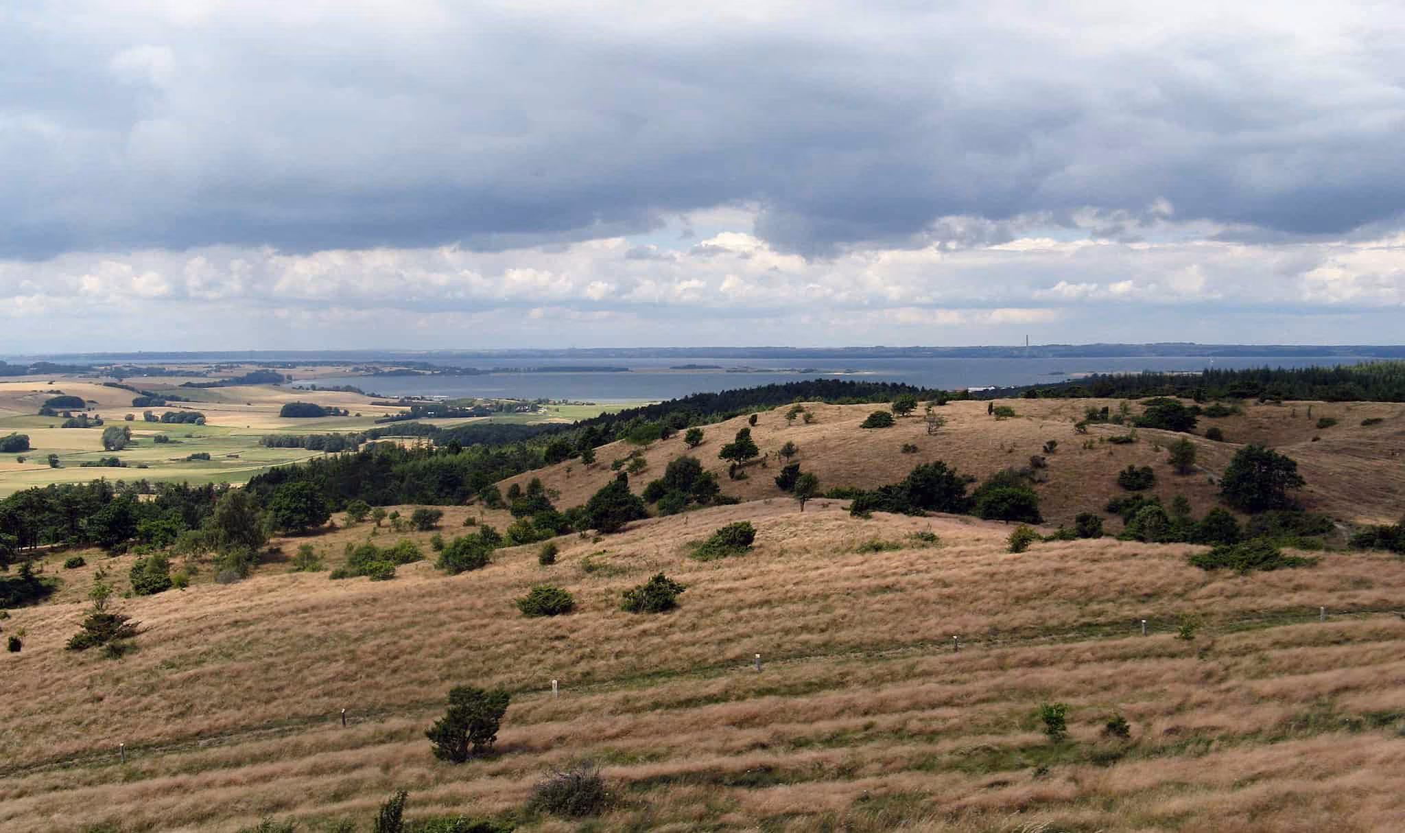 National Park Mols Bjerge Denmark: from hiking to visiting castle ruins but also beach and ancient hunn beds.