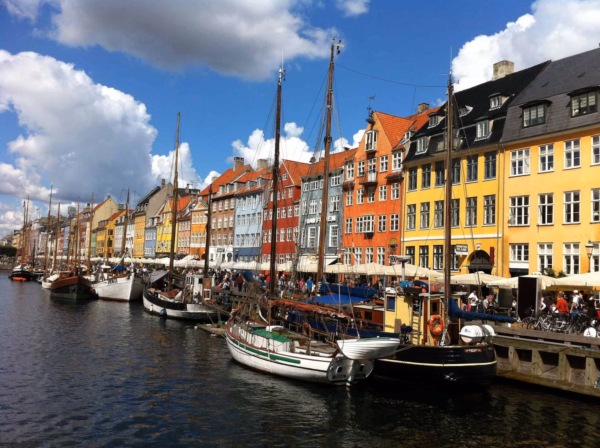 The world-famous Nyhavn in Copenhagen was dug in the 17th century as a channel that connected Copenhagen to the sea.
