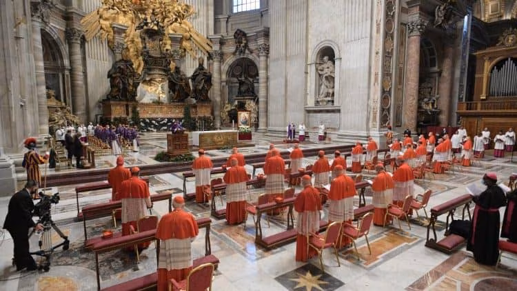 Celebração Eucarística com o novos cardeais, 29 de novembro de 2020&nbsp;/ Vatican Media - Jornal O São Paulo