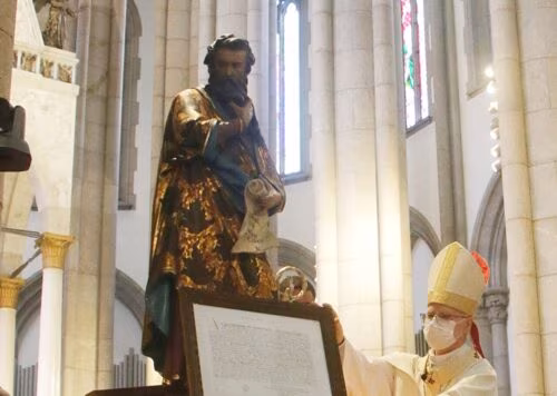 Em missa, Cardeal Scherer celebra o patrono da Arquidiocese e o aniversário da cidade de São Paulo 