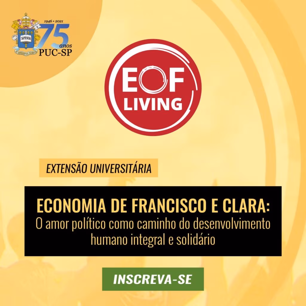 Extensão universitária na PUC-SP aborda a ‘Economia de Francisco e Clara’ - Jornal O São Paulo