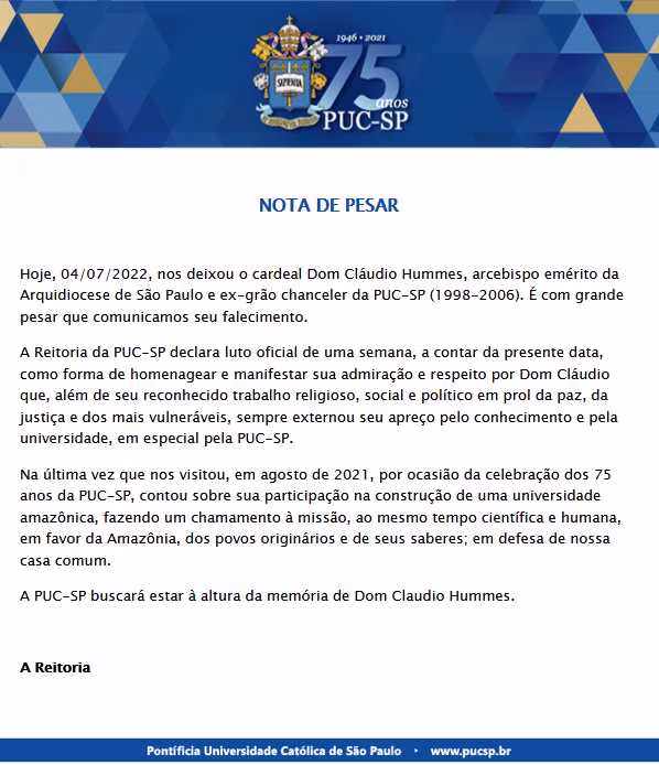 Pontifícia Universidade Católica de São Paulo/PUC-SP