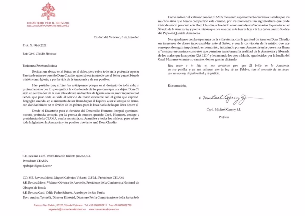 Dicastério para o Serviço do Desenvolvimento Humano Integral&nbsp; - Jornal O São Paulo