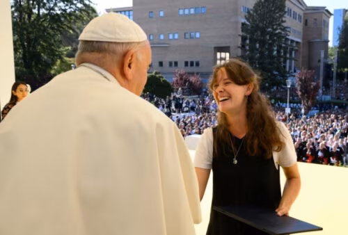 Francisco a jovens universitários: ‘Não caiam na armadilha de visões parciais’ - Jornal O São Paulo