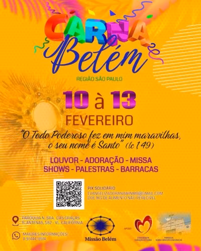 No roteiro de carnaval, há espaço para a diversão saudável e a oração - Jornal O São Paulo