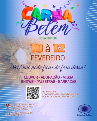 No roteiro de carnaval, há espaço para a diversão saudável e a oração - Jornal O São Paulo