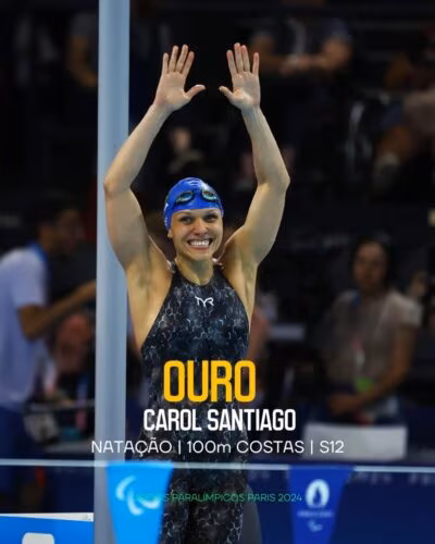 Paris 2024: com ouros na natação e atletismo, Brasil se mantém em 3º na paralimpíada - Jornal O São Paulo