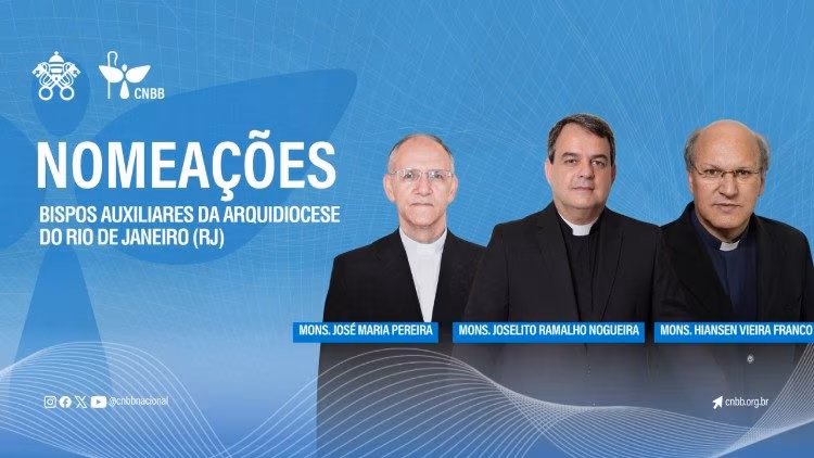 Papa nomeia três bispos auxiliares para a Arquidiocese do Rio de Janeiro - Jornal O São Paulo
