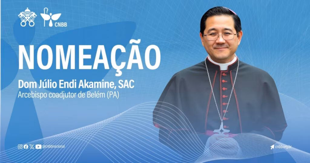 Papa Francisco nomeia Dom Julio Endi Akamine como Arcebispo coadjutor de Belém (PA) - Jornal O São Paulo