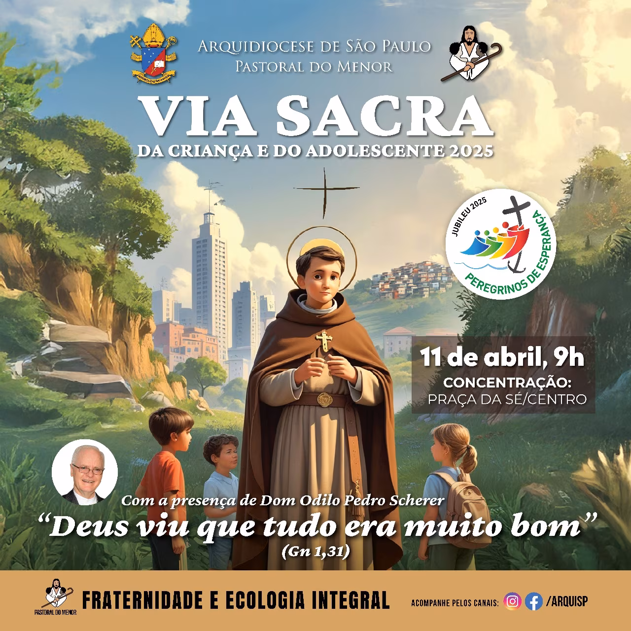 Via Sacra da Criança e do Adolescente acontecerá na sexta-feira, 11, em SP - Jornal O São Paulo