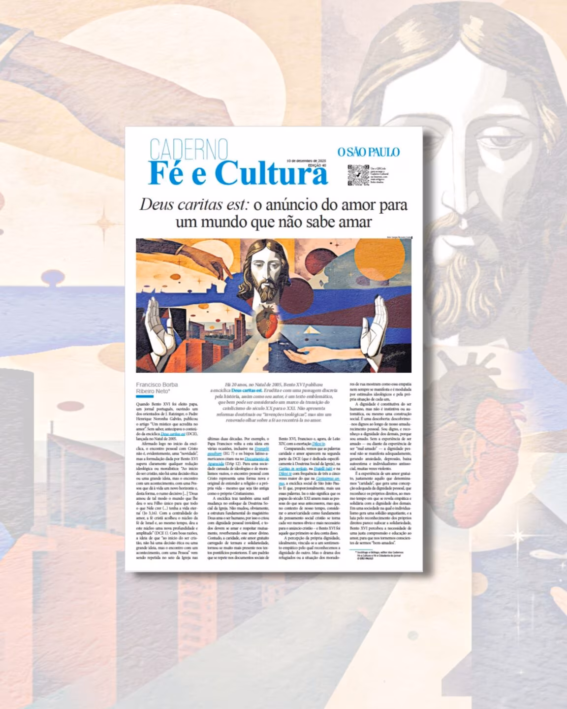 Deus caritas est e o chamado à plena realização do amor - Jornal O São Paulo