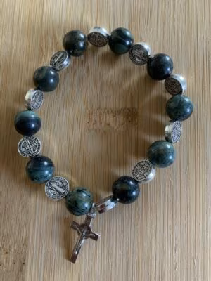 St. Benedict Rhyolite Jasper Bracelet