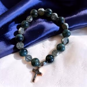 St. Benedict Blue Dot Bracelet