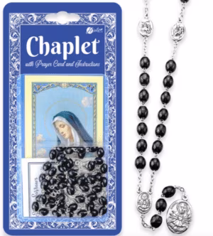 Seven Sorrows Chaplet (black)