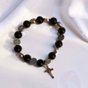 St. Benedict Black Onyx bracelet