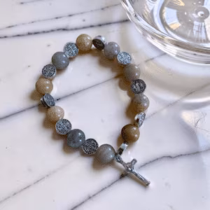 St. Benedict Wire Jasper Bracelet