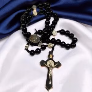 St.Benedict black-rosary