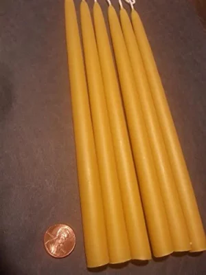 Beeswax Taper Candles (set of 6)