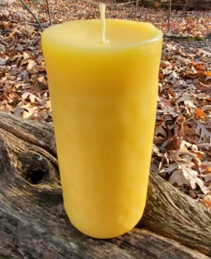 5" Beeswax Pillar Candles