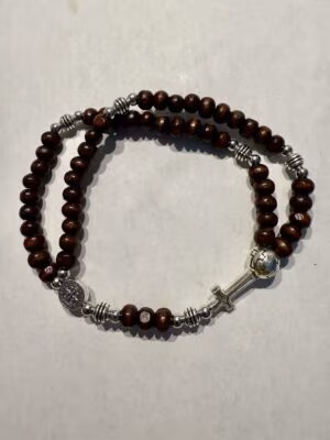 St. Benedict Wrap-around Rosary Bracelet