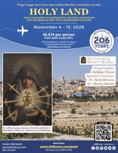 Holy Land pilgrimage poster