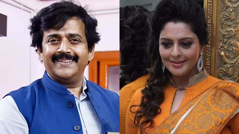 Ravi kishan and Nagma 1