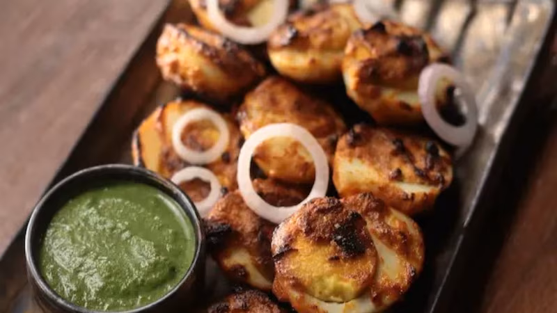 Egg Tikka Kebab