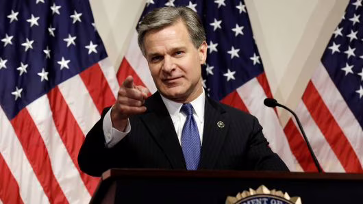 Il direttore dell'FBI Christopher Wray