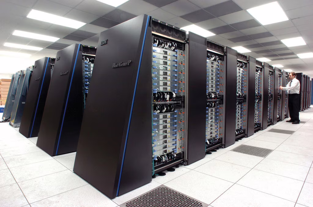 Il supercomputer Blue Gene creato da IBM. Credits: wikipedia.org