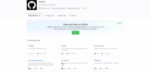 Alcuni dei repository ai quali si può collaborare su GitHub