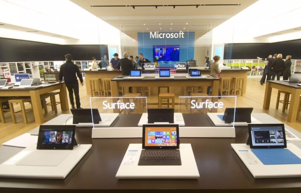 microsoft store fisici