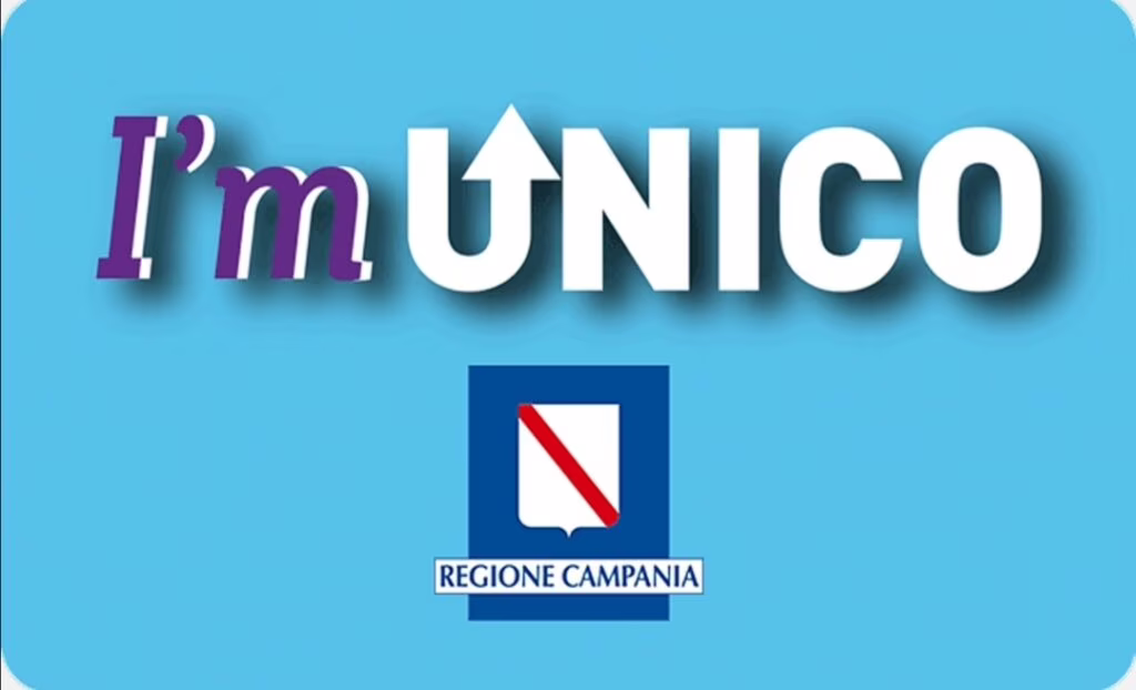Il logo del sito di Unico Campania, che ha subito un attacco hacker. Credits: Minformo