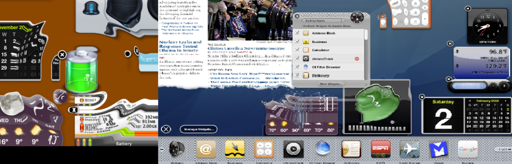 L'effetto ripple nel tema Aqua di MacOS. Credits: DLPNG.com / Wikiwand