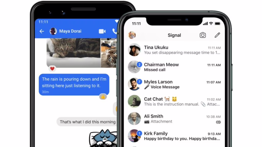 L'app Signal ha registrato un boom di download in sfavore di WhatsApp. Credits: India TV News