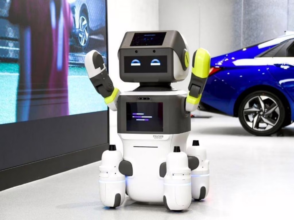 La diffusione di questa nuova tecnologia negli showroom Hyundai sarà favorita dalla recente acquisizione di Boston Dynamics, già leader nel settore dell’automazione. Credits: DealerLink